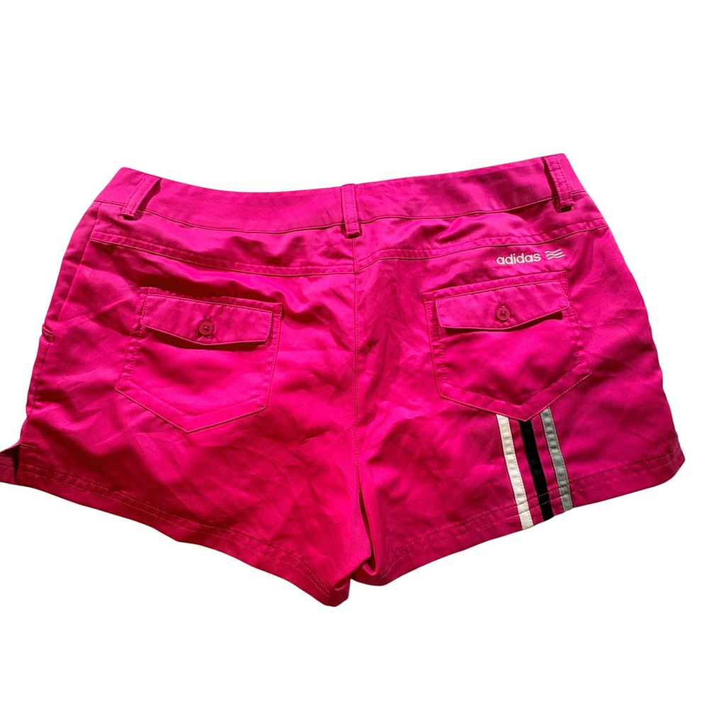 Adidas Climalite Golf Shorts Womens 12 Pink Performance Active Athletic Short - Picture 2 of 10